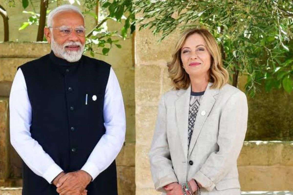 PM Modi Meets Meloni G20