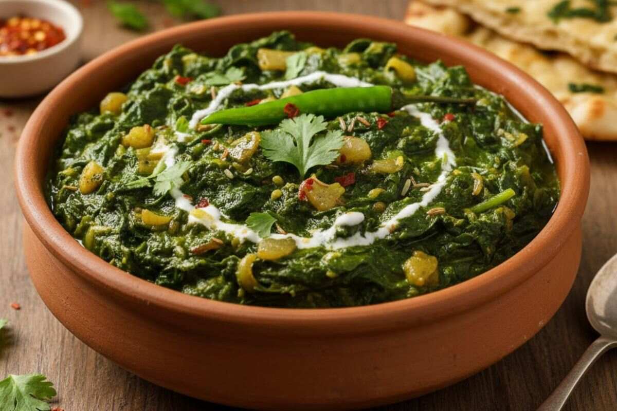 Palak Methi Ki Sabji