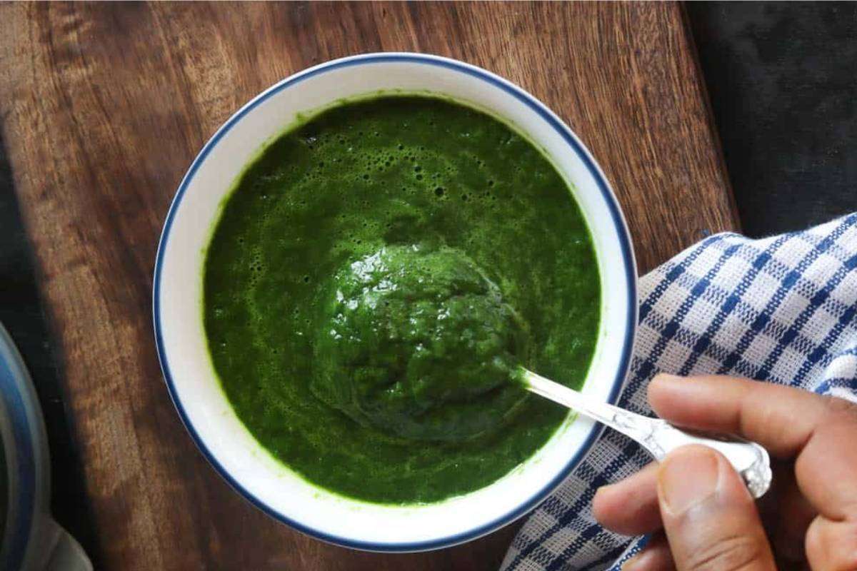 Palak puree recipe