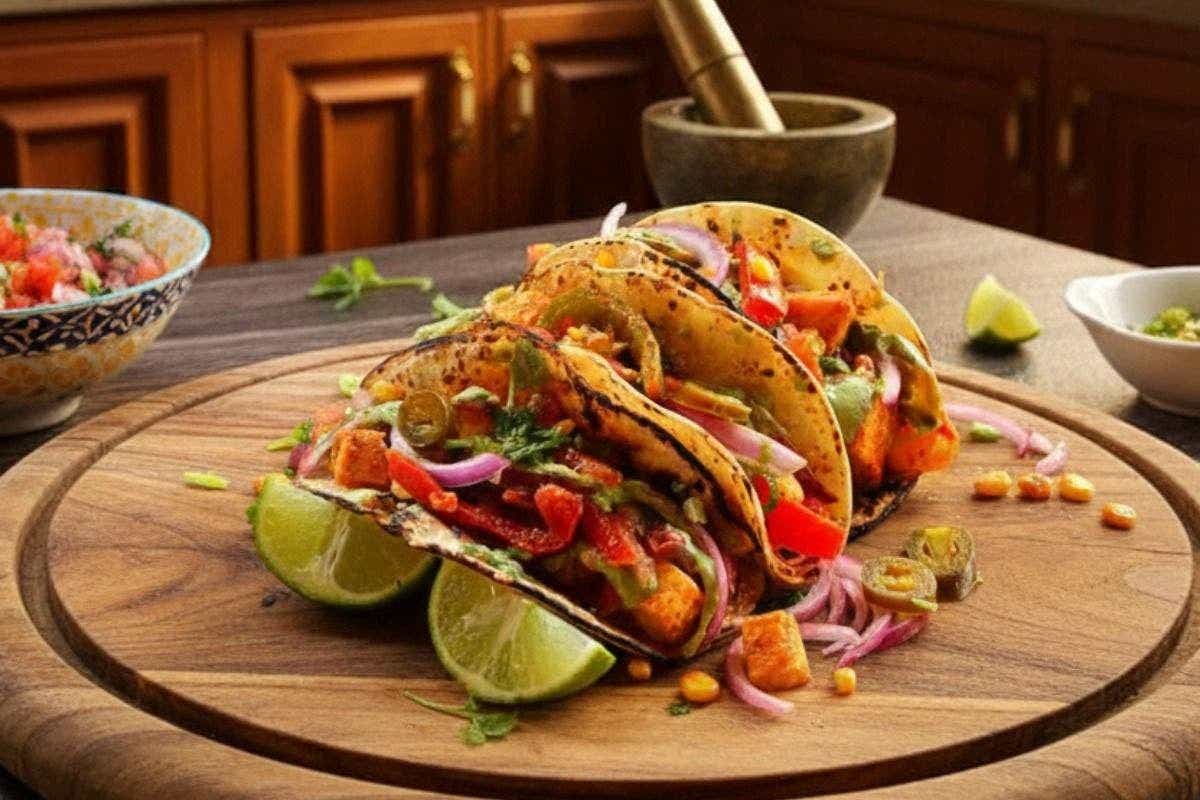 Paneer Tacos Recipe