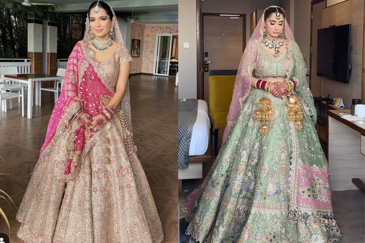 Pastel Bridal Lehenga Designs