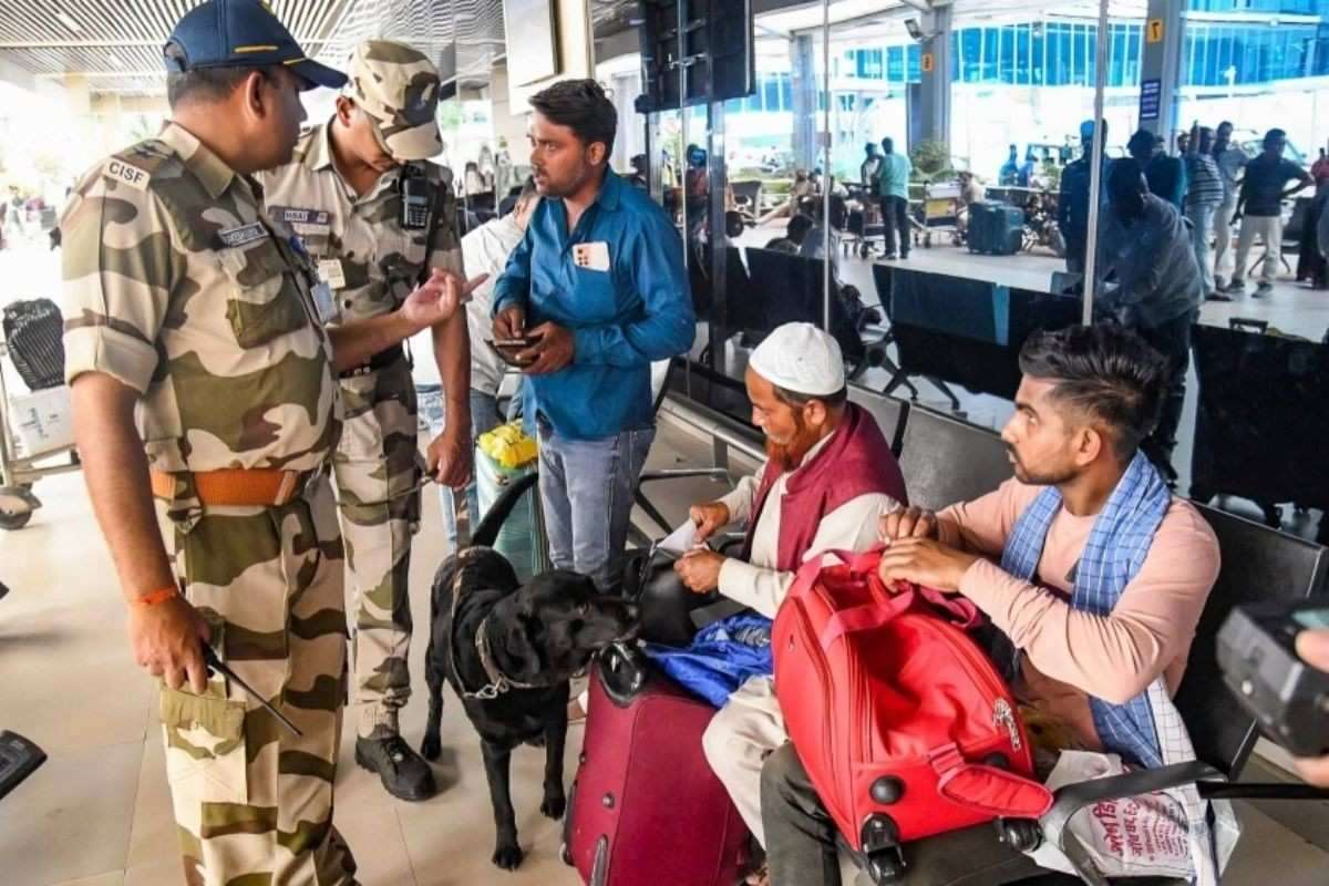 Tight security at railway stations