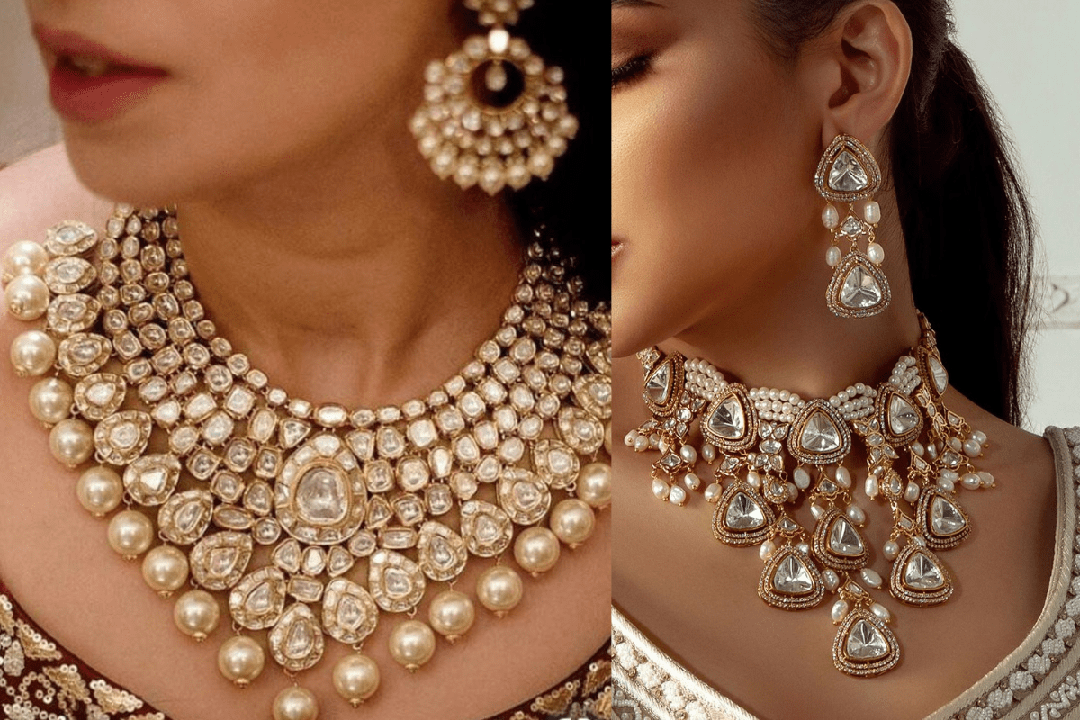Pearl Kundan Necklace