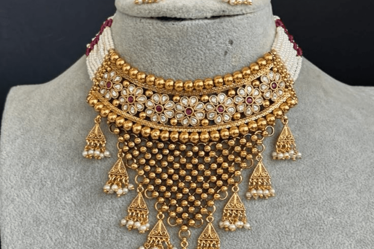 Polki Kundan Bridal Necklace