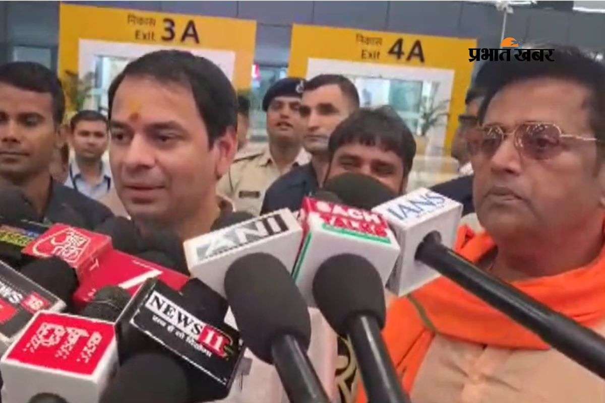 Tej Pratap and Ravi Kishan