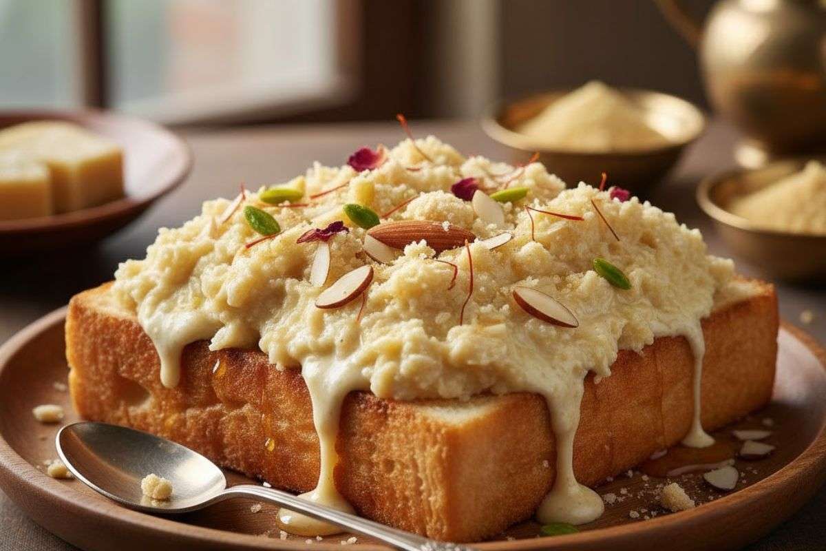 Prepare delicious Rabri Malai Toast in minutes