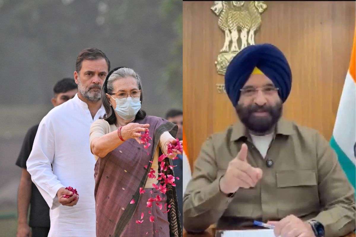 Rahul sonia Gandhi and Manjinder Singh Sirsa