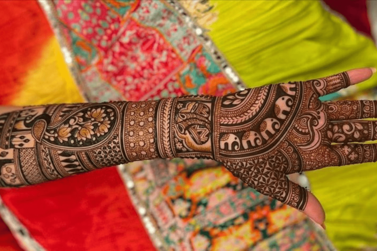 Rajasthani Bridal Full Detailing Mehndi