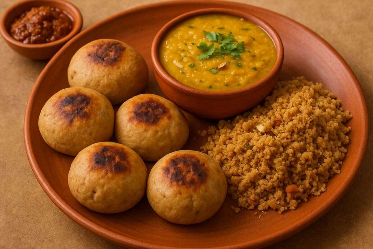 Rajasthani Dal Baati Churma Recipe