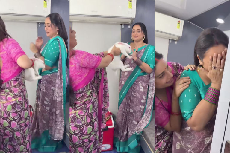 Rani Chatterjee: संजना पांडे के प्रैंक ने रानी चटर्जी के उड़ाए होश, खरगोश को देख चीखने लगीं एक्ट्रेस, देखें VIDEO
