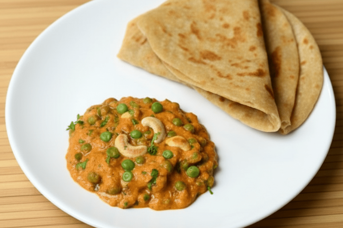 Restaurant Style Kaju Matar Masala Recipe