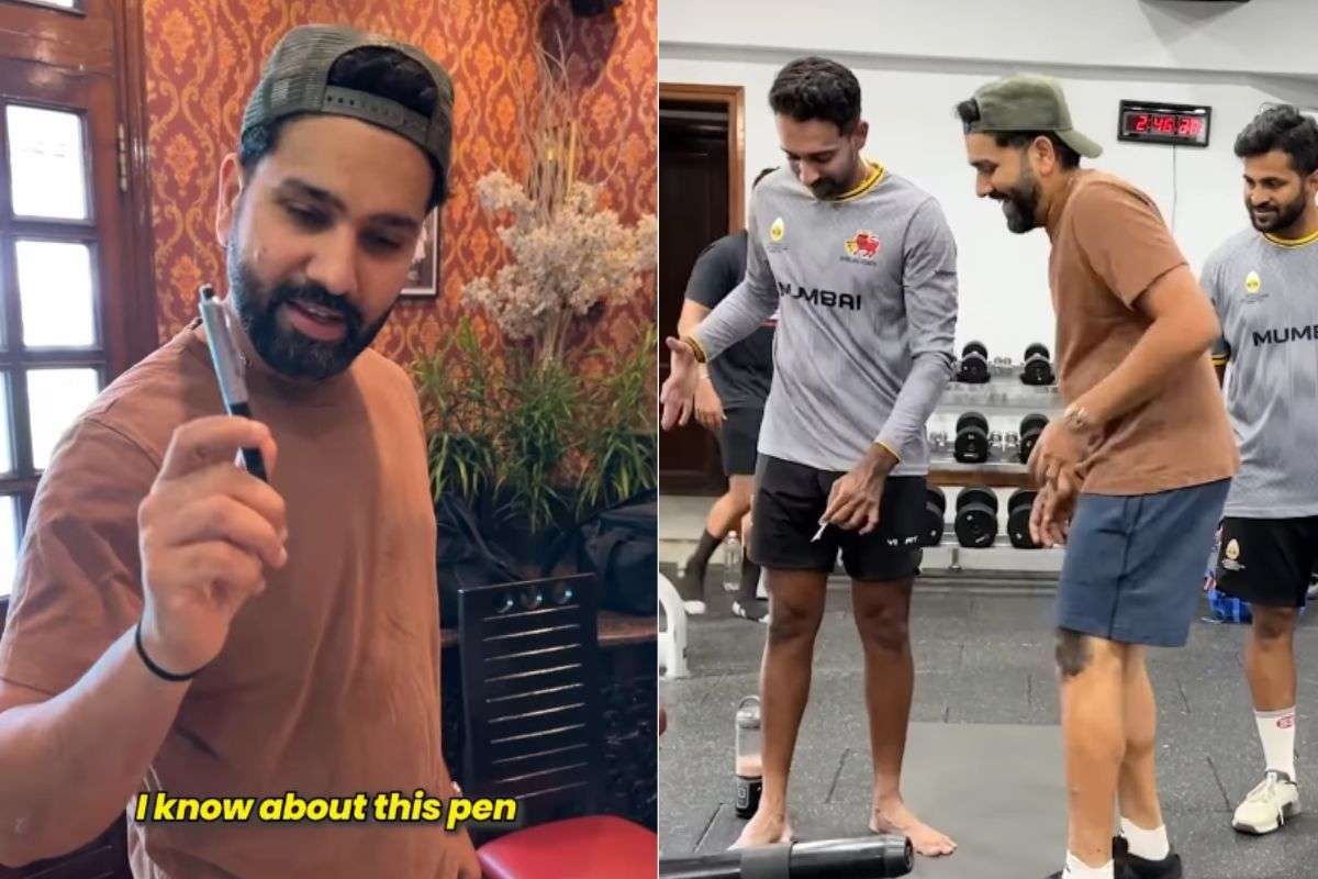 Rohit Sharma Pen Prank
