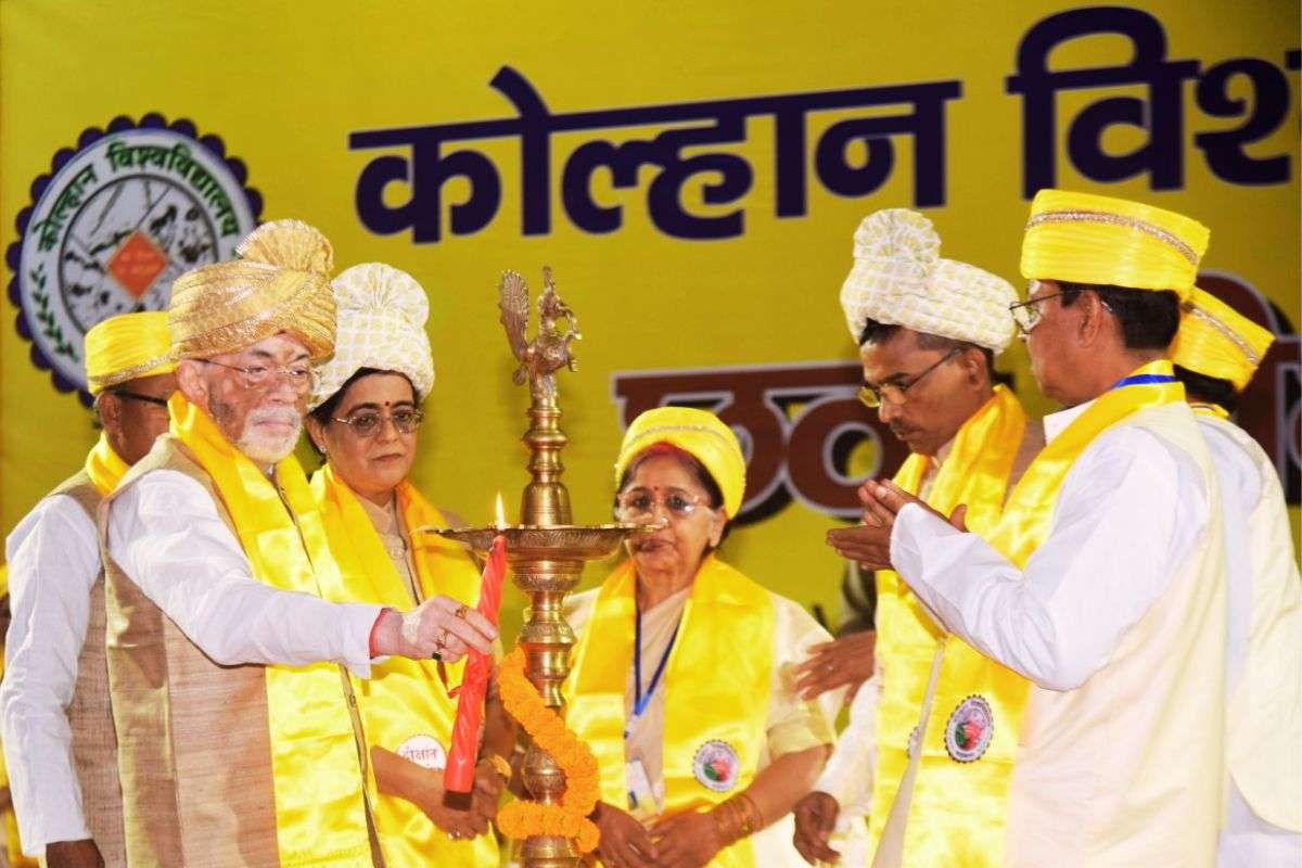 Santosh Gangwar in Chaibasa Kolhan University Convocation Ceremony News Today