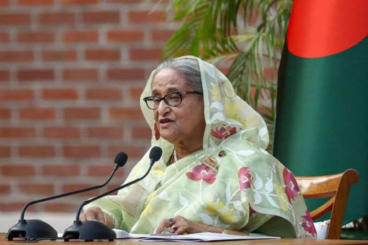Sheikh Hasina Blames US Pakistan For Bangladesh Student Revolt