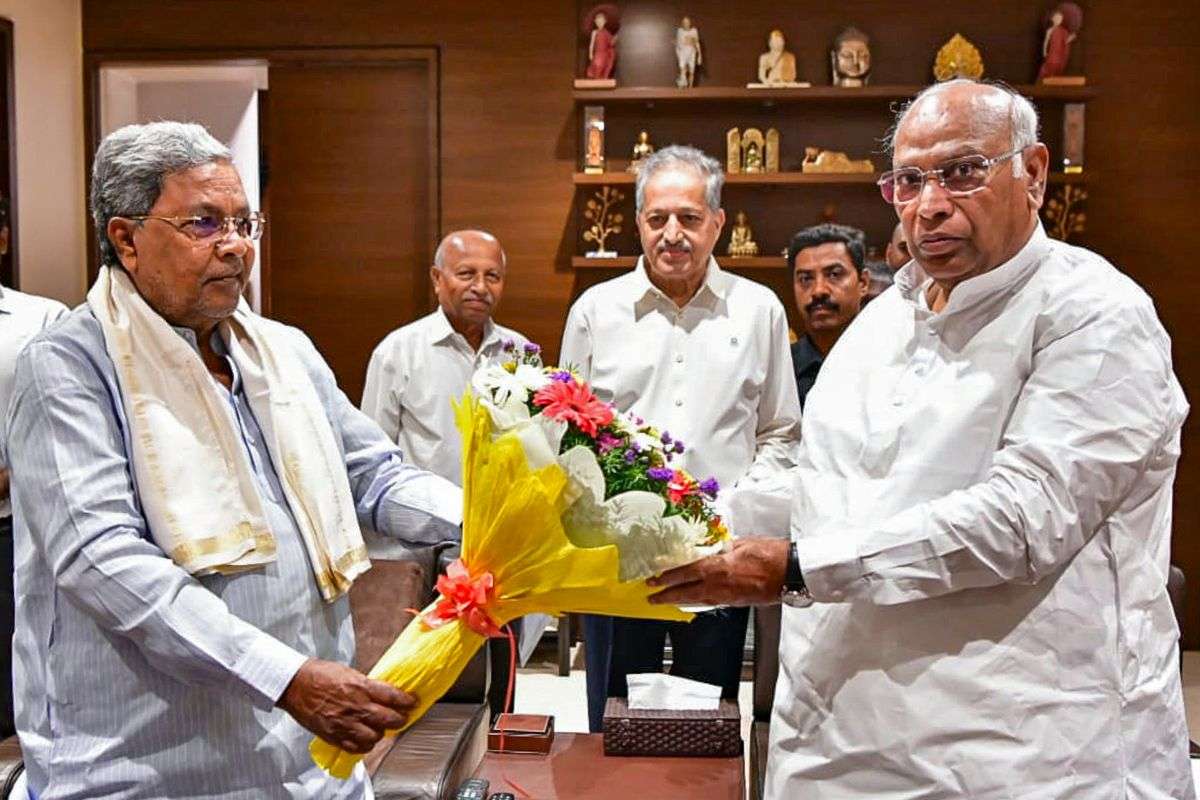 Siddaramaiah and Mallikarjun Kharge