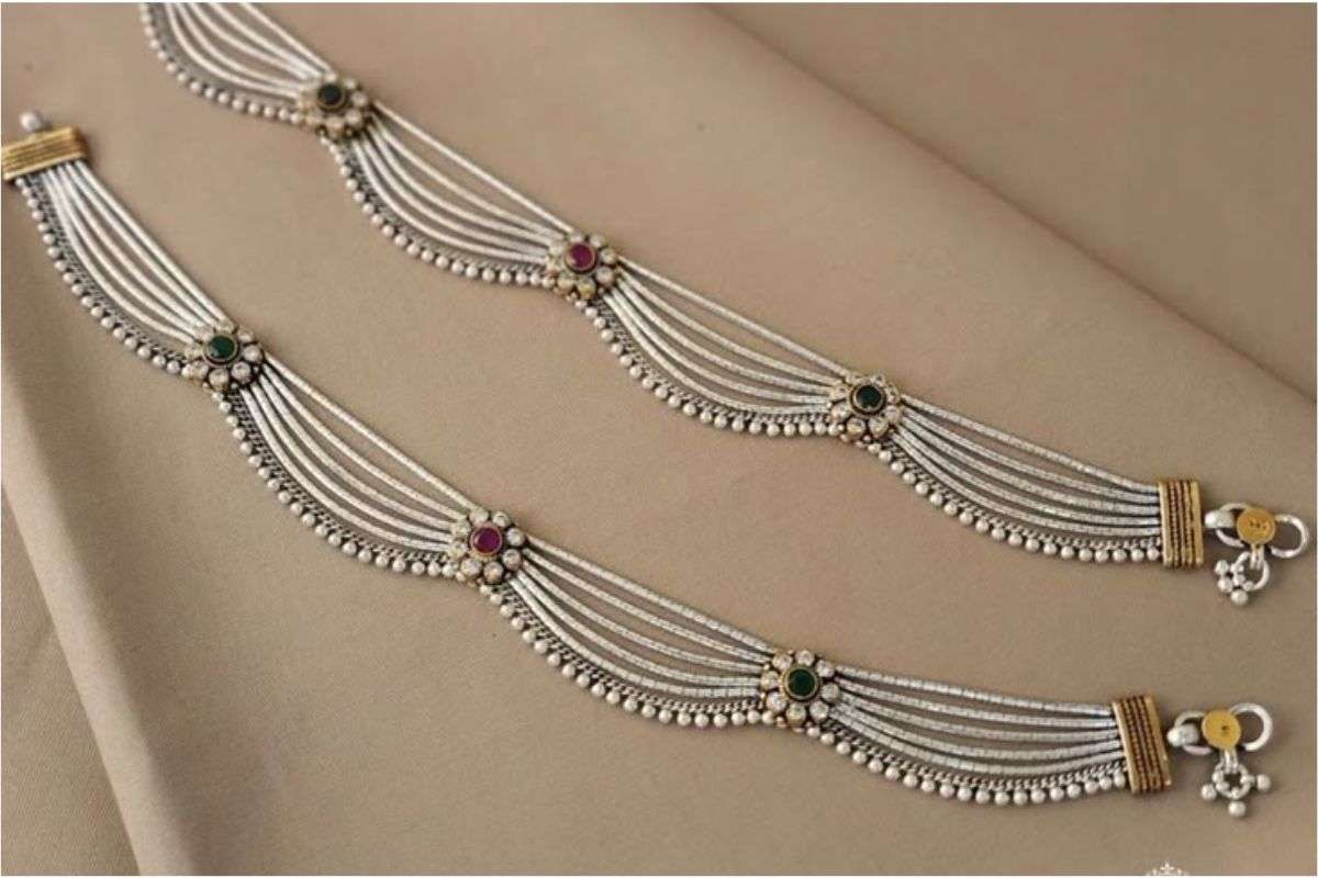Silver Heavy Payal Designs 4