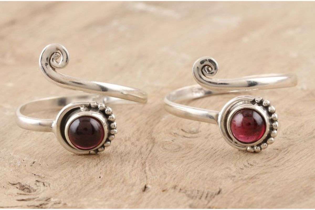 Silver Toe Ring Design 2