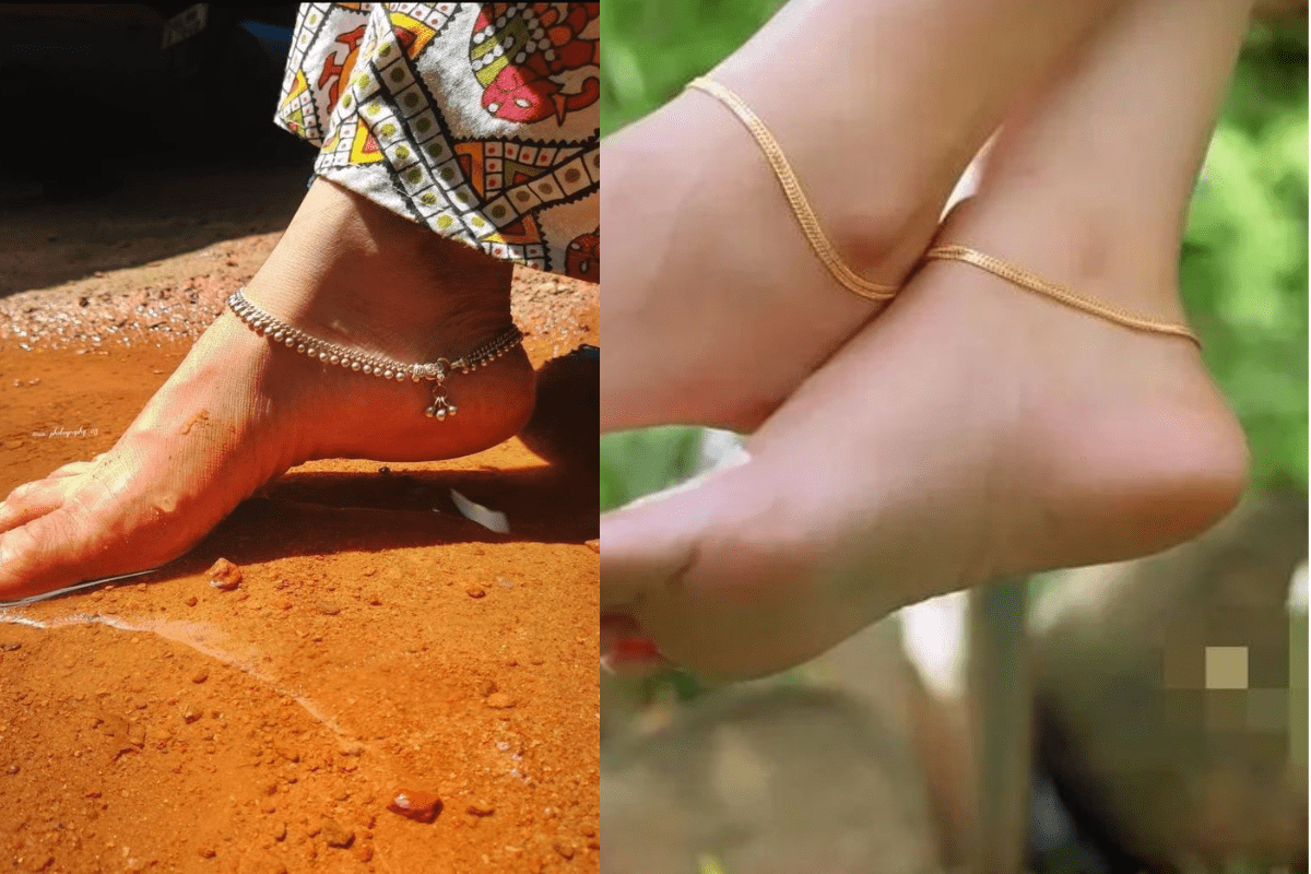 Simple Chain Payal Design