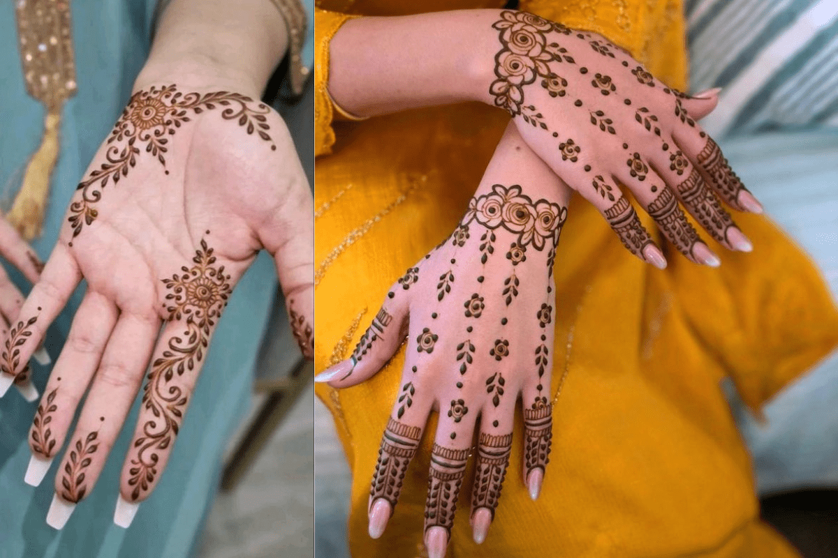 Minimal Mehndi Designs: ट्रेंड में छाए ये सिंपल, स्लिक और बेहद एलीगेंट मिनिमल मेहंदी पैटर्न - हर मौके के लिए परफेक्ट 7 Simple Hand Henna