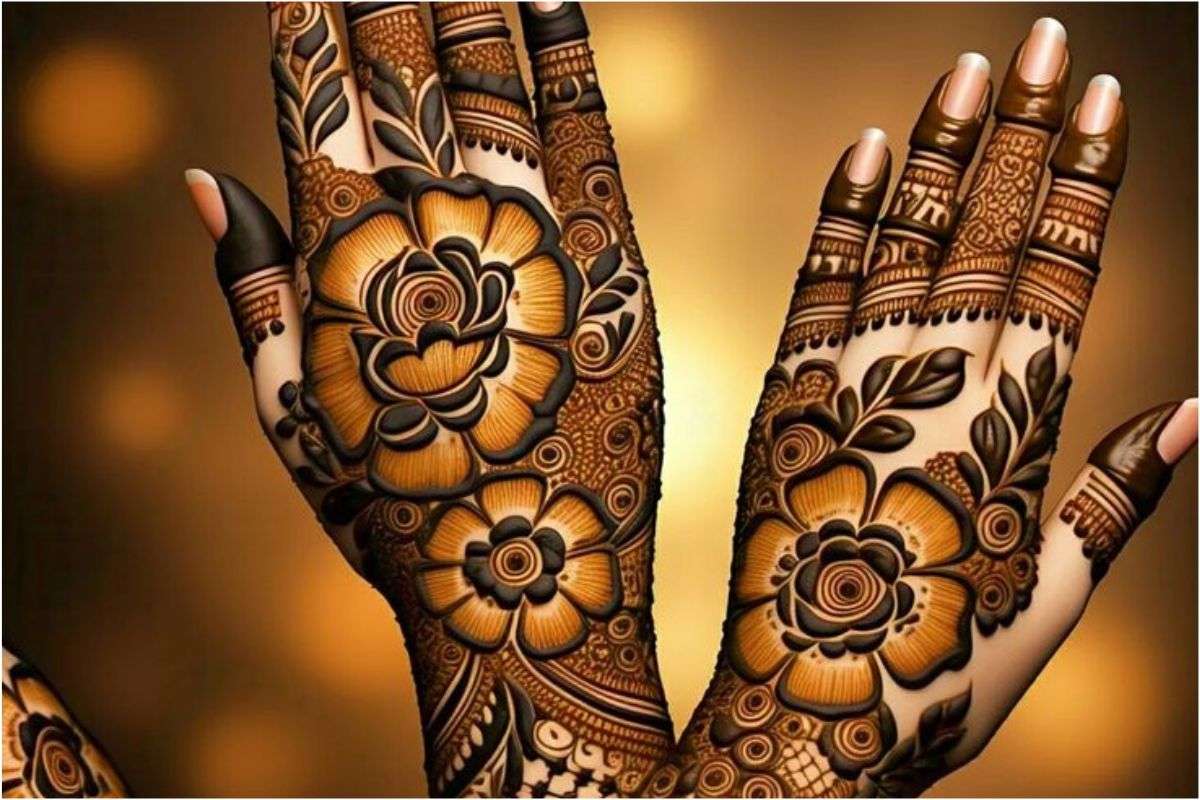Simple Mehndi Design For Chhath Puja 2025 5