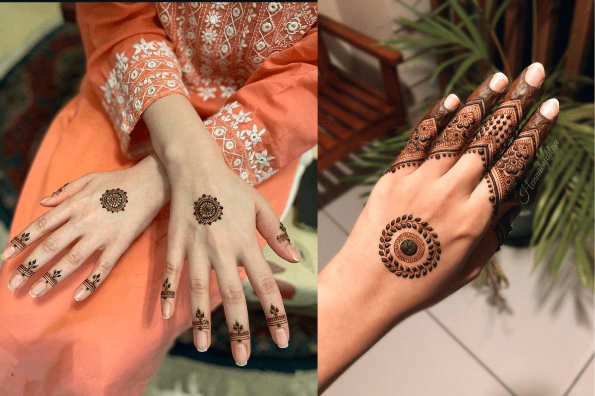 Minimal Mehndi Designs: ट्रेंड में छाए ये सिंपल, स्लिक और बेहद एलीगेंट मिनिमल मेहंदी पैटर्न - हर मौके के लिए परफेक्ट 5 Small Circle Henna