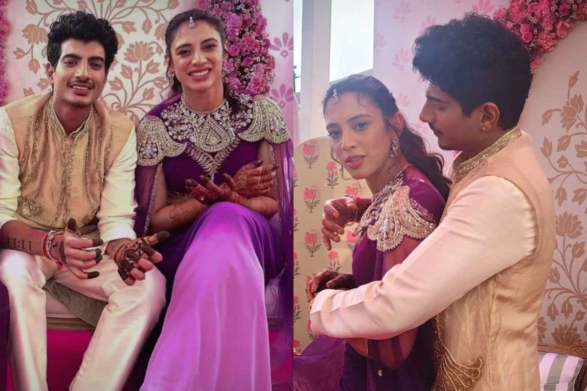 Smriti Mandhana and Palash Muchhal Mehndi Ceremony