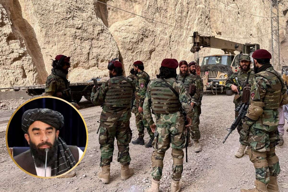 Soldiers of Afghanistans Taliban