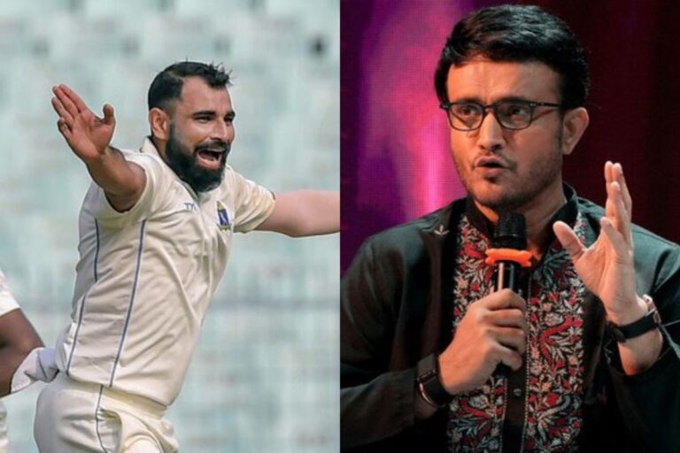 टीम इंडिया में मोहम्मद शमी का चयन नहीं होने पर भड़के सौरव गांगुली, दे दिया बड़ा बयान