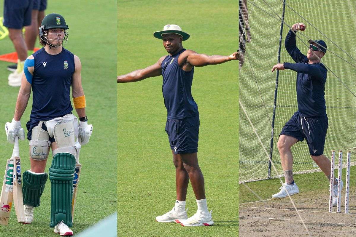 South Africa Players During Practice Session Against India Test Series