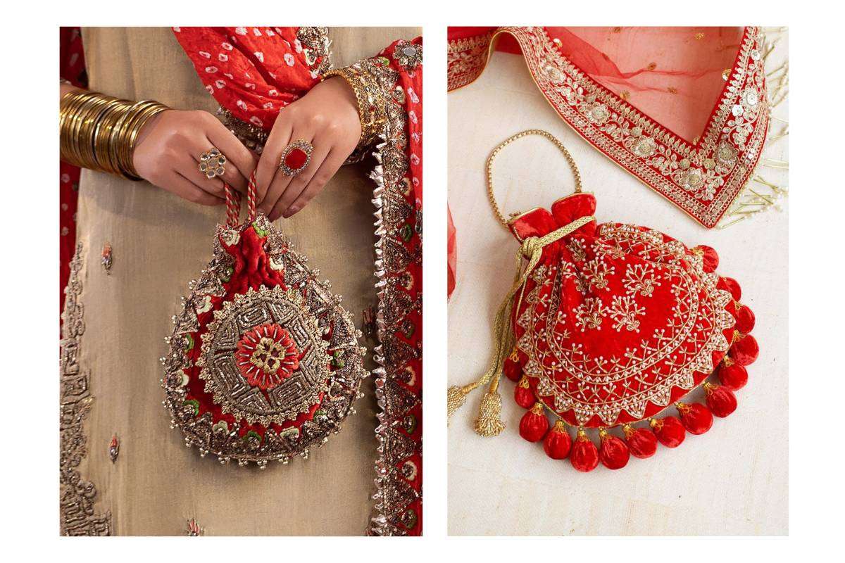 Bridal Purse And Clutches Ideas: बैचलरेट पार्टी से लेकर रिसेप्शन के लिए - दुल्हन के पास होने चाहिए ये 3 स्टाइलिश पर्स और क्लचेस 2 Stylish Batwa Potli Bags For Wedding