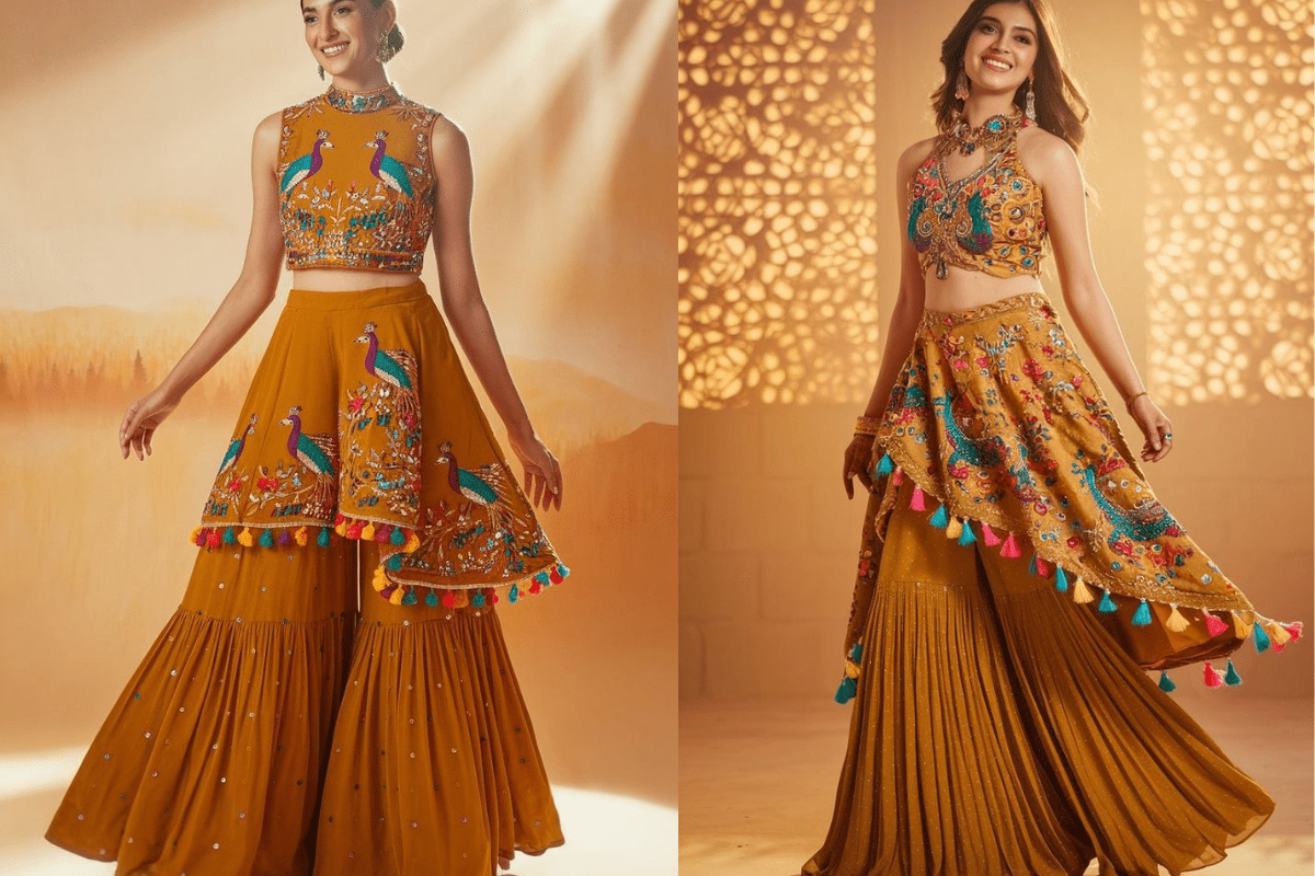 Haldi Outfit Ideas: दुल्हन से लेकर ब्राइड्समेड तक, जानें सबसे स्टाइलिश और ग्लोइंग हल्दी आउटफिट आइडियाज 4 Stylish Haldi Outfit Ideas