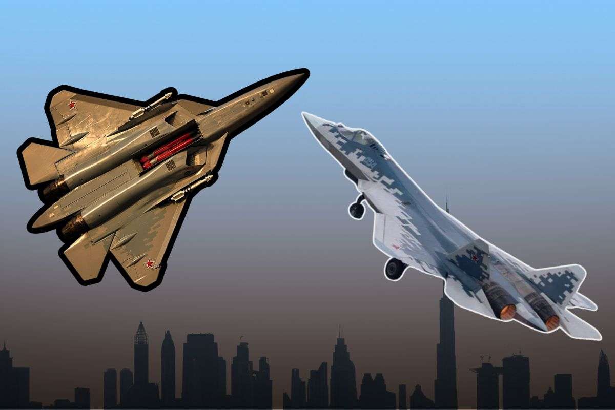 Su-57E in Duabi Air Show