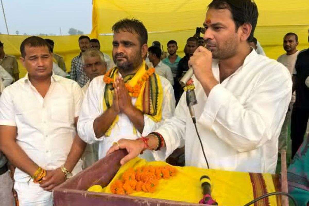 Tej-Pratap-Yadav-In-Raghopur