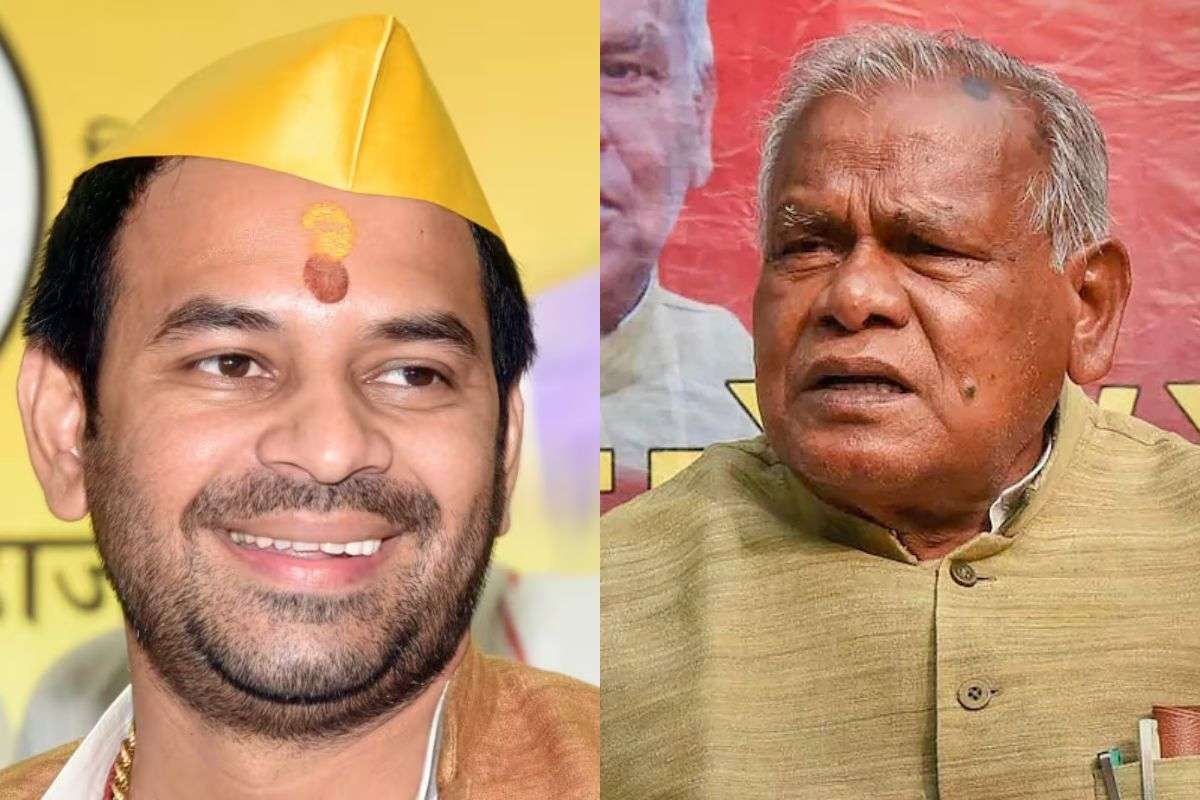 Tej Pratap and Jitan Ram Manjhi