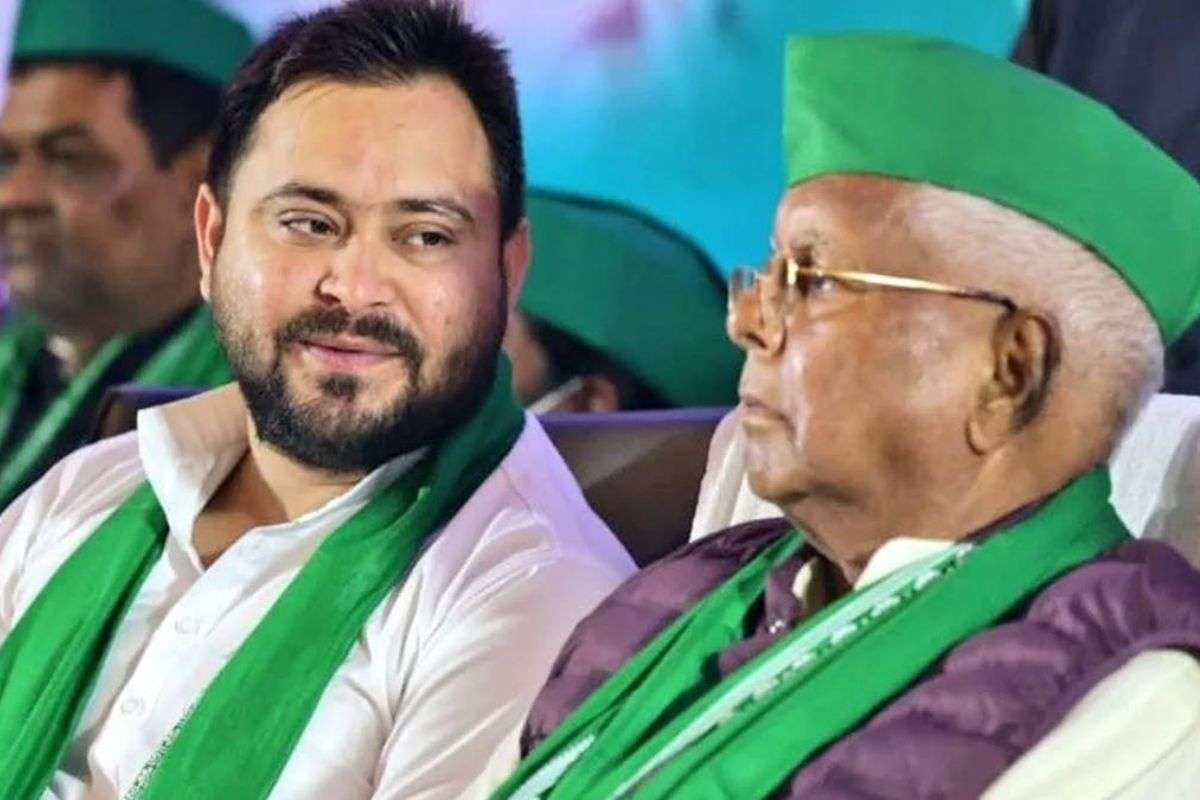 Lalu Yadav and Tejashwi Yadav