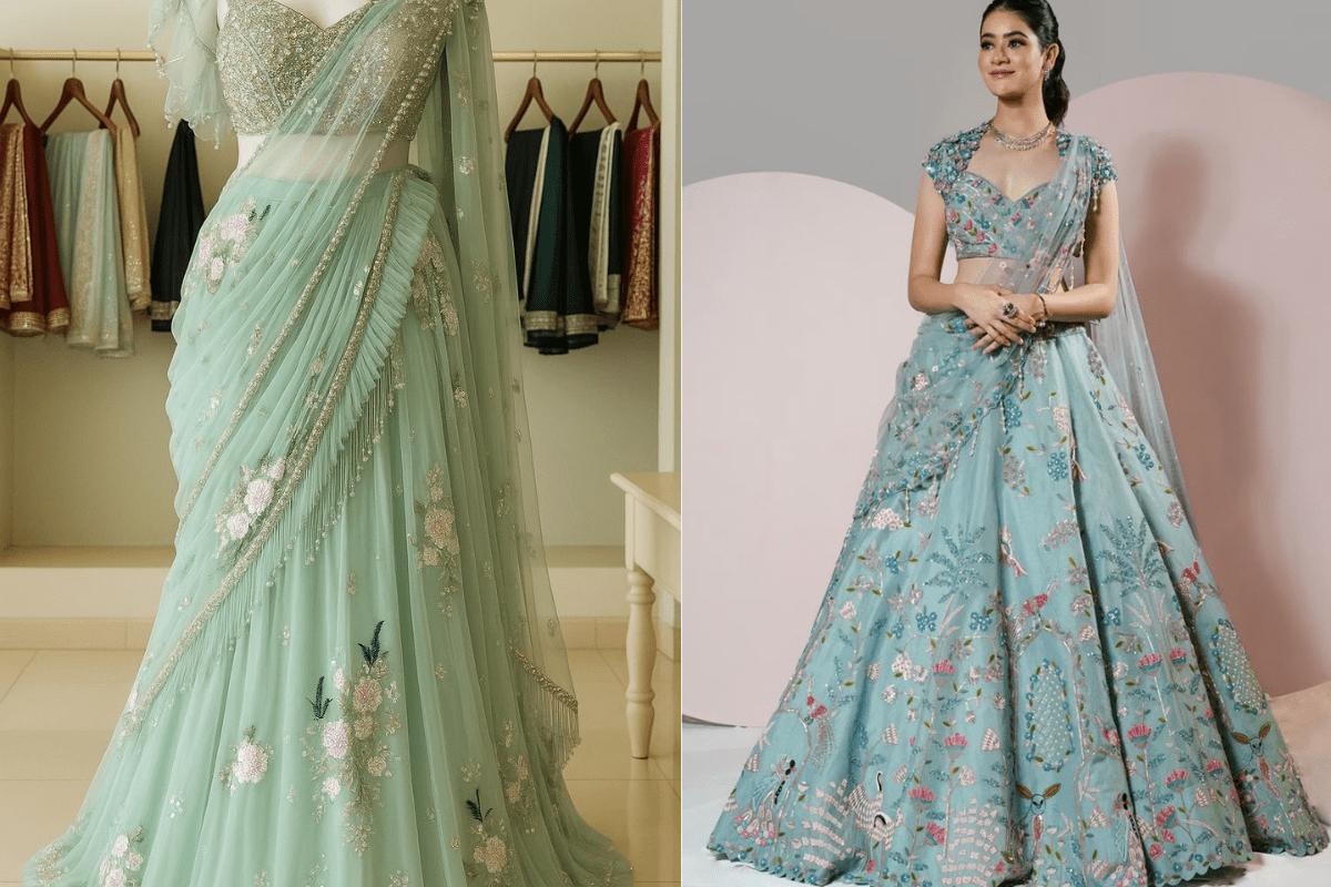 Engagement Outfit Ideas: सगाई पर पाएं रॉयल और ग्लैमरस लुक, जानें कौन-से आउटफिट्स हैं इस सीजन के ट्रेंड में 1 Trending Engagement Outfit Ideas