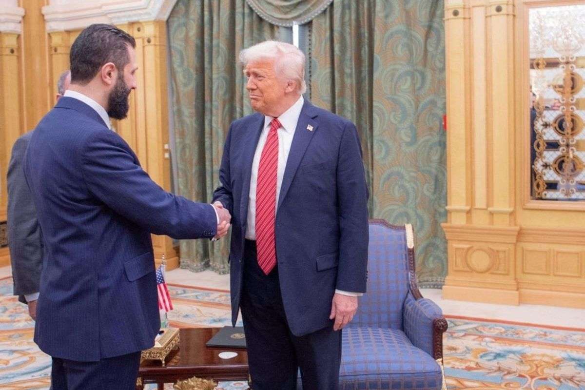 Trump Syria President Al-Sharaa White House Meeting