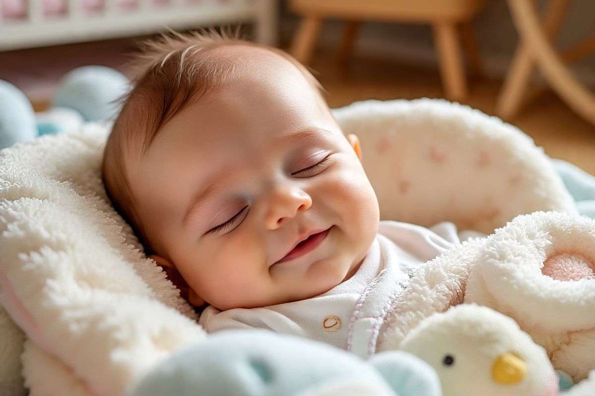 Why do babies smile in their sleep