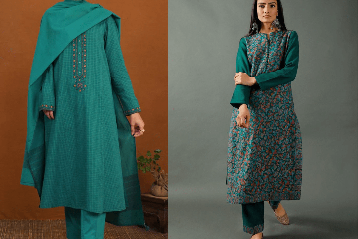 Winter Fashion Woolen Kurtis