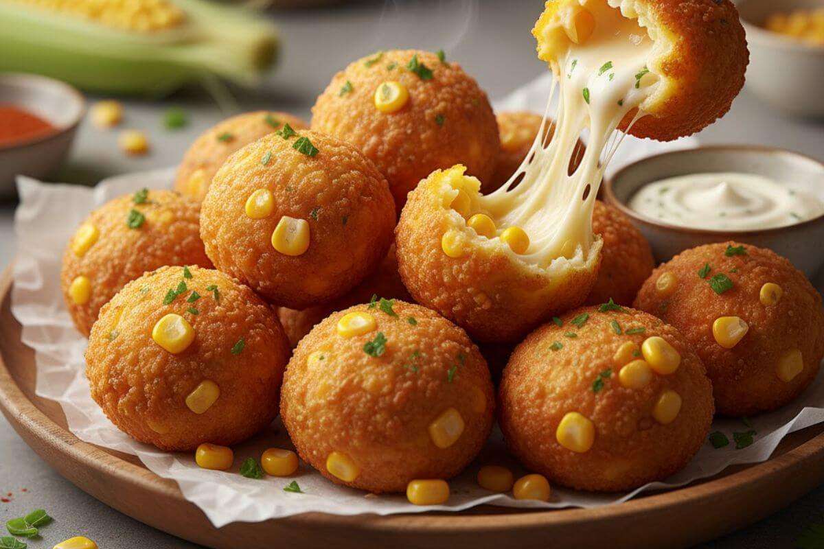 Winter Special Cheese Corn Balls Recipe