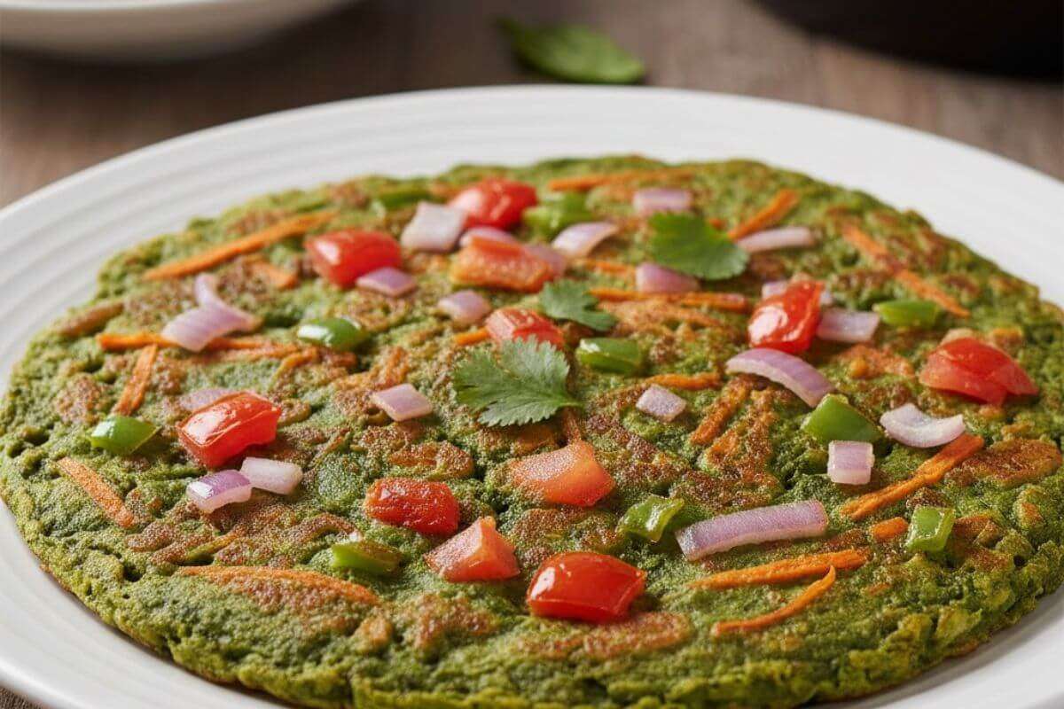 Winter Special Palak Uttapam