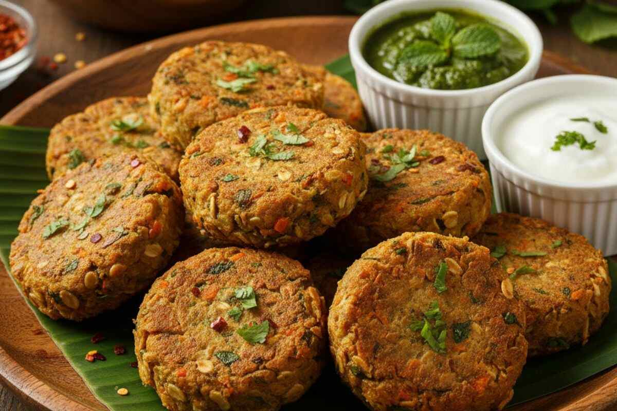 Winter Special Oats Tikki Recipe