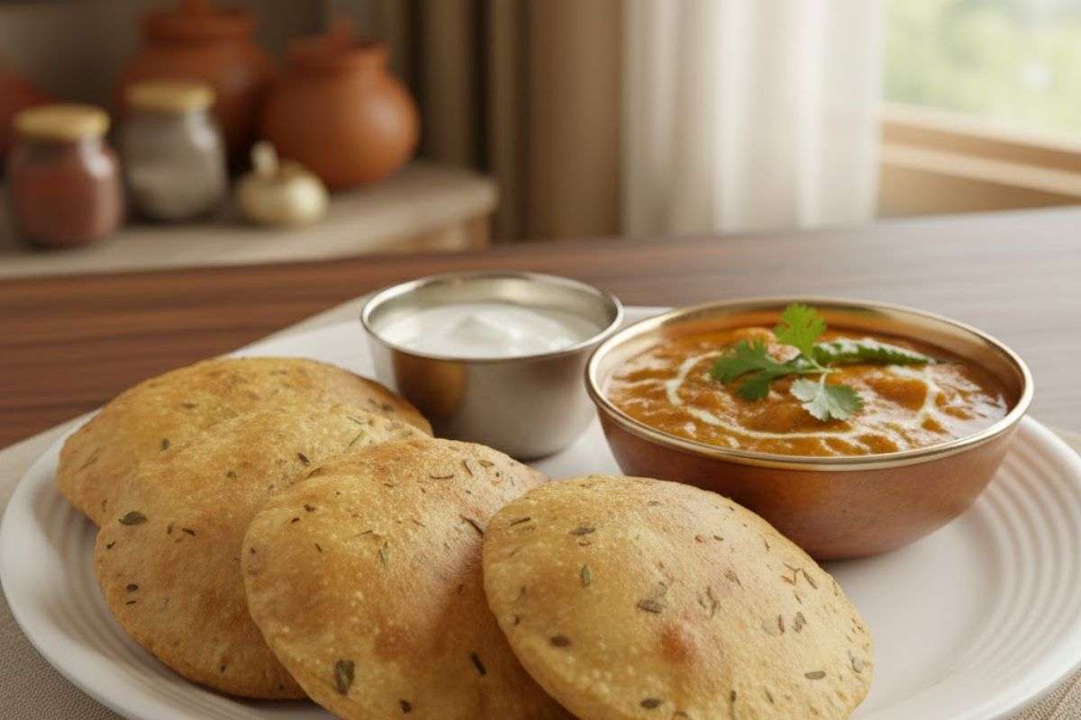 aloo methi puri