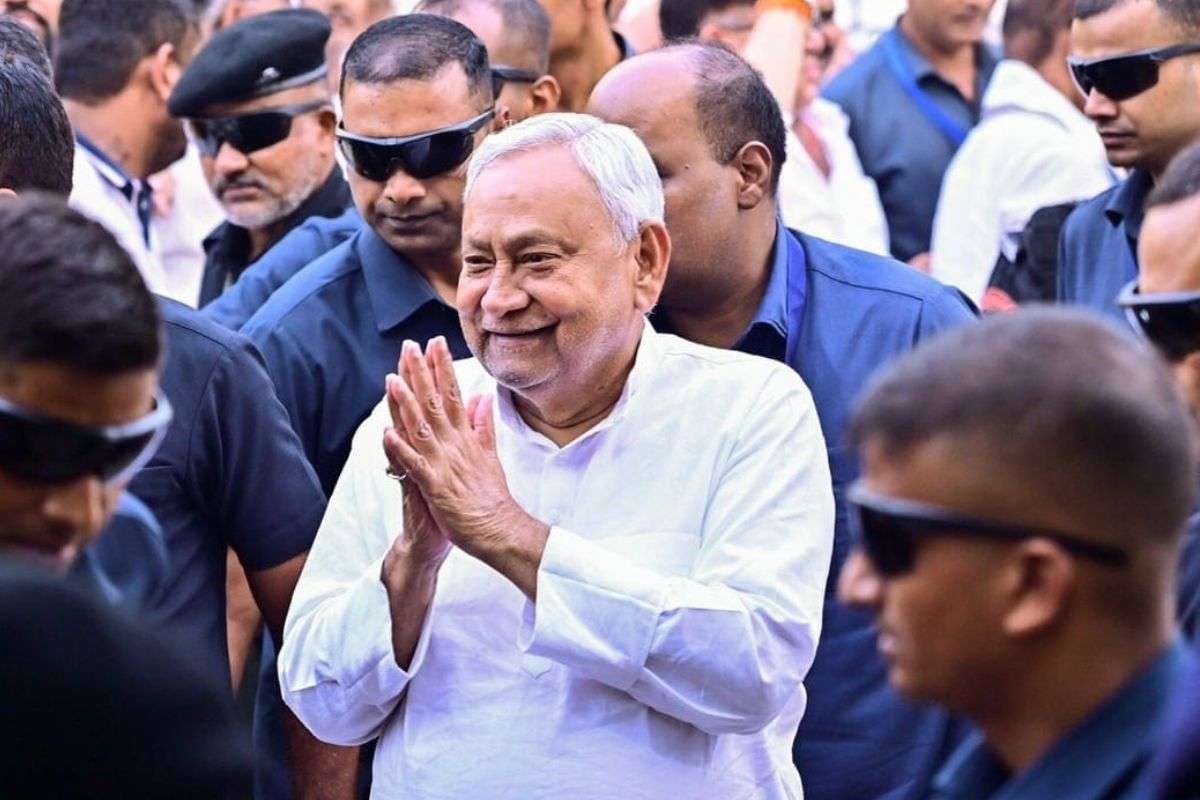 cm nitish reached jdu office| CM Nitish Kumar suddenly reached JDU office amidst voting.