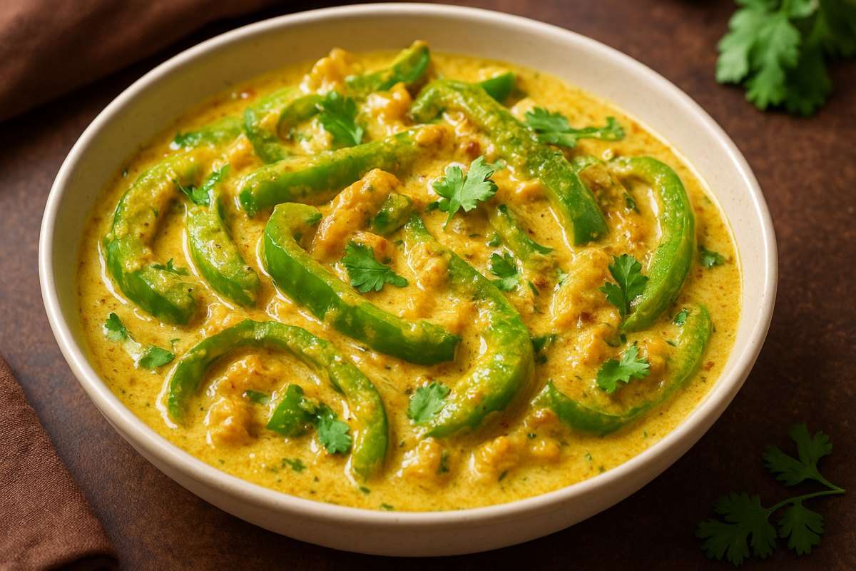 dahi shimla mirch recipe dahi shimla mirch recipe