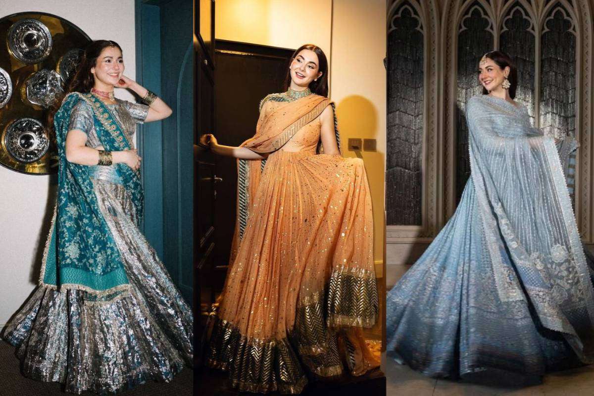 Pakistani Lehenga Designs For Engagement