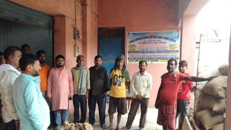 रामघाट पैक्स में धान खरीद केंद्र का शुभारंभ