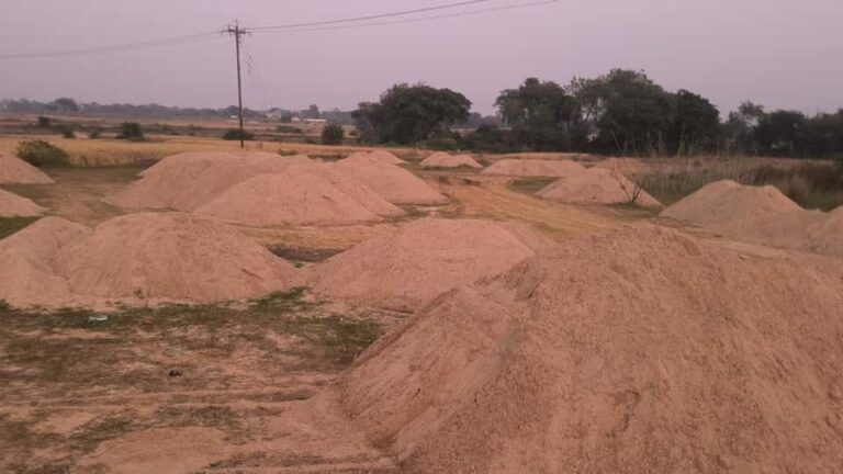 Deoghar news : डढ़वा नदी के किनारे गोपालपुर, पेसरहा व कुरैवा गांव में सैकड़ों ट्रैक्टर बालू डंप