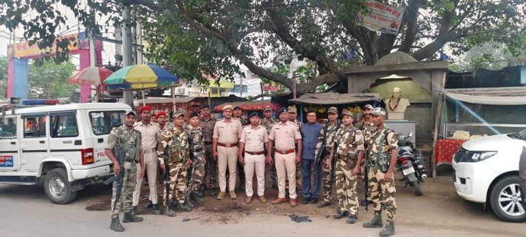 मतगणना के नतीजे घोषित होने के बाद कड़ी हुई सुरक्षा व्यवस्था