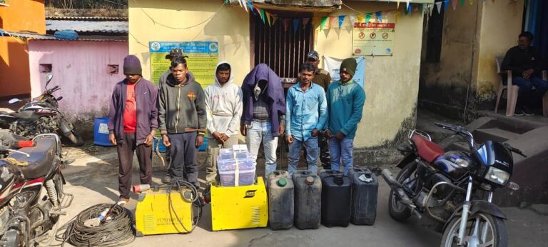 गुलेल गैंग/मंकी कैप गैंग के छह अपराधी गिरफ्तार